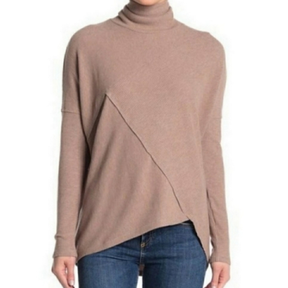 H by bordeaux turtleneck sweater